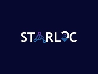 StarLOC logo design by enzidesign