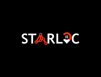 StarLOC logo design by enzidesign