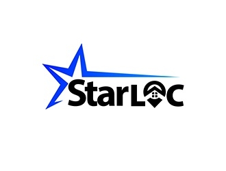 StarLOC logo design by enzidesign