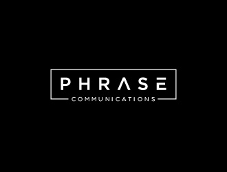 Phrase Communications logo design by usef44
