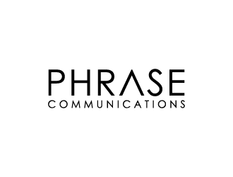 Phrase Communications logo design by tukangngaret
