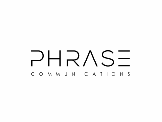 Phrase Communications logo design by kimora