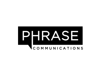 Phrase Communications logo design by BrainStorming
