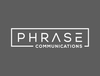 Phrase Communications logo design by maserik