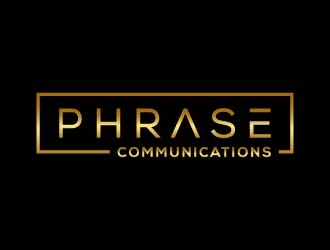 Phrase Communications logo design by maserik