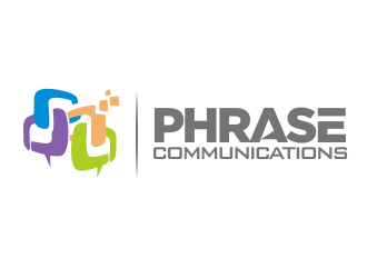 Phrase Communications logo design by YONK