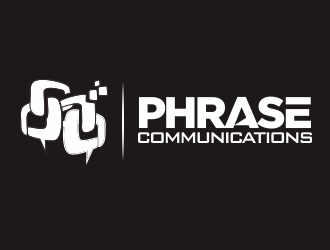 Phrase Communications logo design by YONK