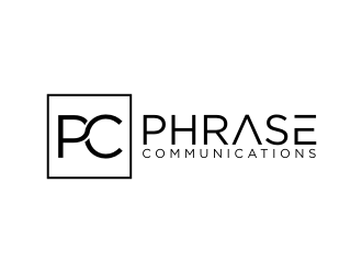 Phrase Communications logo design by Barkah