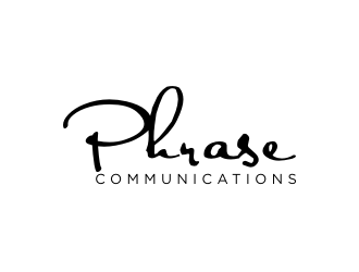 Phrase Communications logo design by Barkah