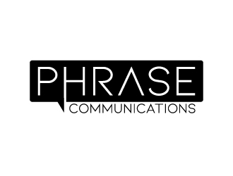 Phrase Communications logo design by jaize