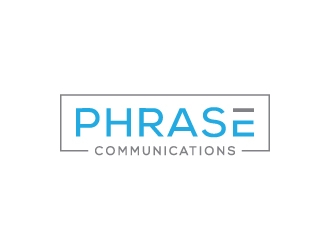 Phrase Communications logo design by zakdesign700