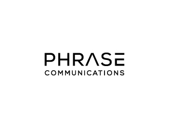Phrase Communications logo design by zakdesign700