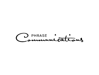 Phrase Communications logo design by zakdesign700