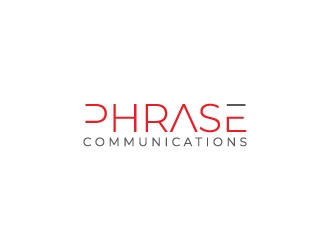 Phrase Communications logo design by crazher