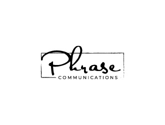Phrase Communications logo design by crazher