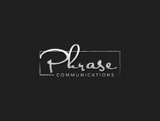 Phrase Communications logo design by crazher