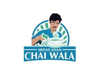 ARHAD KHAN CHAI WALA logo design by bougalla005