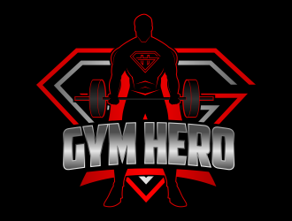 Gym Hero logo design by beejo