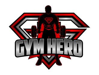 Gym Hero logo design by beejo