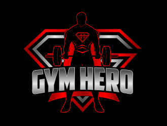 Gym Hero logo design by beejo