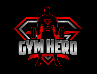 Gym Hero logo design by beejo