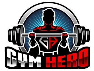 Gym Hero logo design by Suvendu