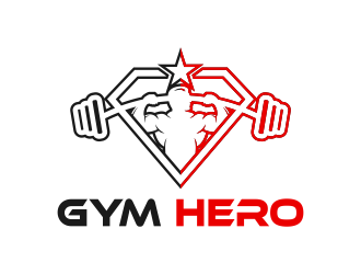 Gym Hero logo design by Garmos