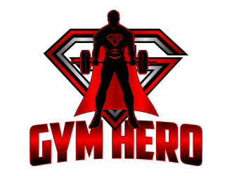 Gym Hero logo design by beejo