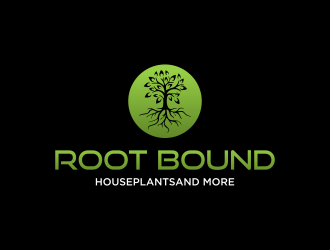 Root Bound  - Houseplants and More logo design by Garmos