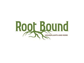 Root Bound  - Houseplants and More logo design by logolady