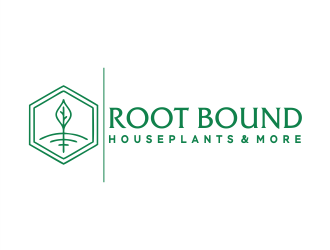 Root Bound  - Houseplants and More logo design by Gwerth