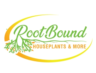 Root Bound  - Houseplants and More logo design by Roma