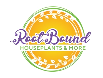 Root Bound  - Houseplants and More logo design by Roma