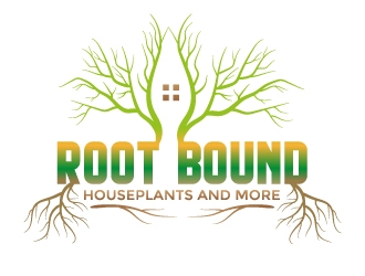 Root Bound  - Houseplants and More logo design by MUSANG