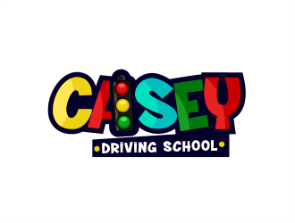 Casey Driving School logo design by evdesign