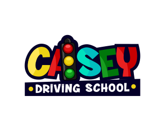 Casey Driving School logo design by evdesign