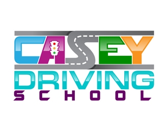 Casey Driving School logo design by DreamLogoDesign