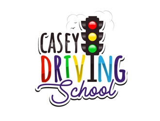 Casey Driving School logo design by DreamLogoDesign