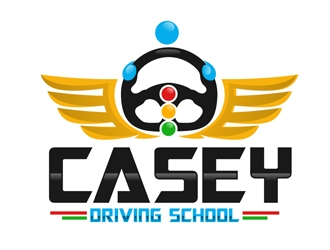 Casey Driving School logo design by DreamLogoDesign