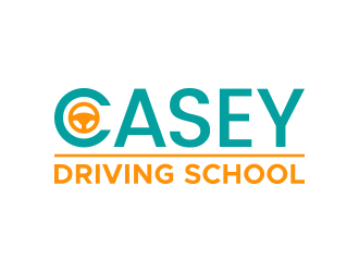 Casey Driving School logo design by lexipej