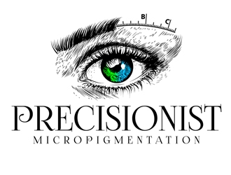 Precisionist Micropigmentation logo design by DreamLogoDesign