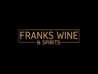 Franks Wine & Spirits logo design by aryamaity