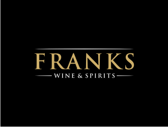 Franks Wine & Spirits logo design by johana