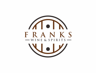 Franks Wine & Spirits logo design by checx