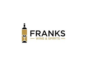 Franks Wine & Spirits logo design by RIANW