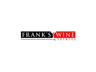 Franks Wine & Spirits logo design by bricton