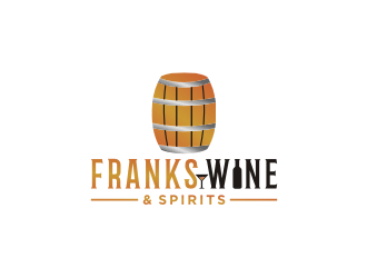 Franks Wine & Spirits logo design by bricton