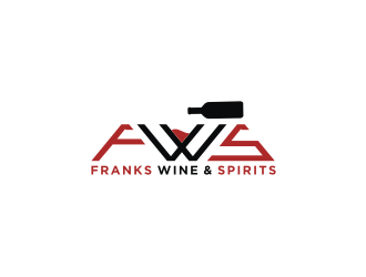 Franks Wine & Spirits logo design by bricton
