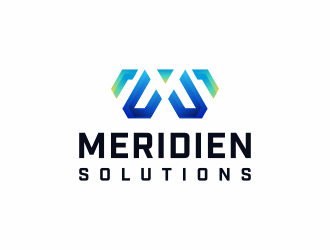 Meridien Solutions logo design by puthreeone