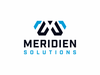 Meridien Solutions logo design by puthreeone